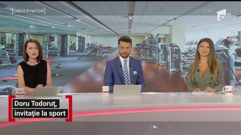 Doru Todoruţ, invitație la sport. Artistul face mișcare în fiecare zi și își invită și prietenii