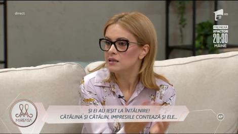 S-au întâlnit și mai vor. Cătălina și Cătălin, de la "Mireasa", conexiune perfectă. "M-am pierdut în ochii ei"