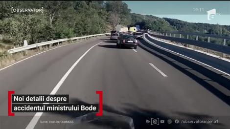 Noi detalii despre accidentul ministrului Lucian Bode