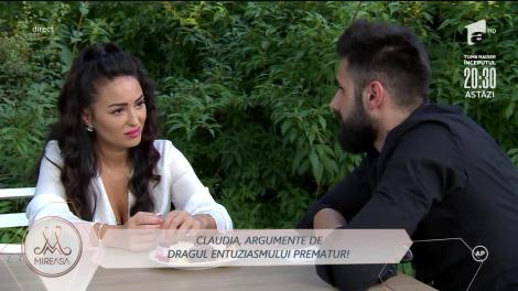 Destăinuri sincere între Claudia și Ionuț. Tânărul are o țintă precisă. Pe cine intenționează să cucerească | Video