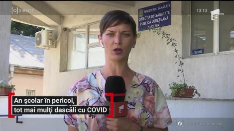 An școlar în pericol, tot mai mulți dascăli cu COVID-19