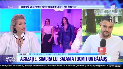 Scandal de proporţii în familia lui Florin Salam! Soacra manelistul a dat 10.000 de euro unui bătăuș