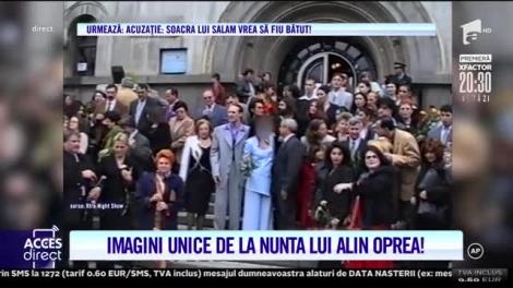 Imagini unice de la nunta lui Alin Oprea