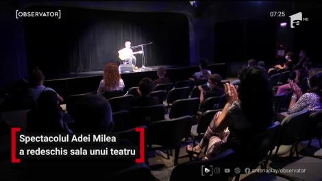 Spectacolul Adei Milea a redeschis sala unui teatru din Sibiu