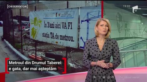 Metroul din Drumul Taberei e gata, dar mai așteptăm
