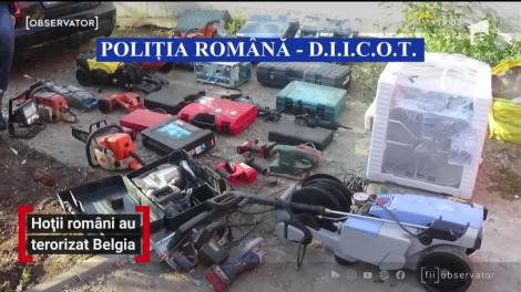 Hoții români au terorizat Belgia