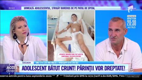 L-au bătut cu bâtele! Tânărul s-a trezit din comă după două luni