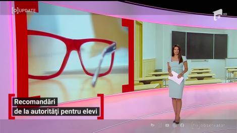 Observator Update, 11 septembrie, ora 18:00. Recomandări de la autorități pentru elevi