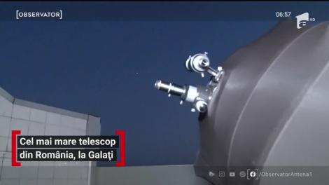 Cel mai mare telescop destinat publicului din România se află la Galaţi