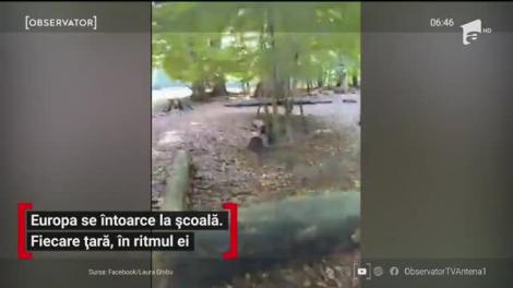 Europa se întoarce la şcoală, fiecare ţară după regulile sale