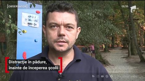 Distracție în pădure, înainte de începerea școlii