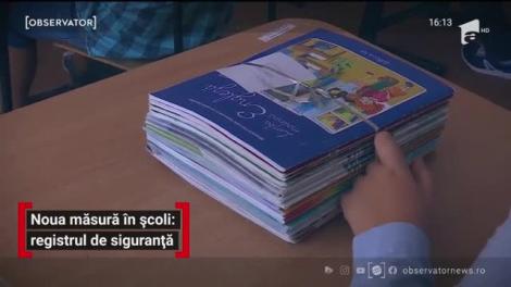 Registrul de siguranță, documentul în care trebuie să apară infracţiunile care au loc în şcoală