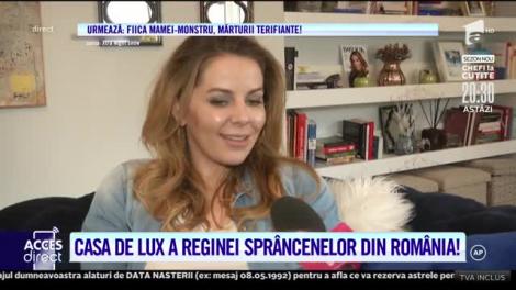 Casa de lux a reginei sprâncenelor din România