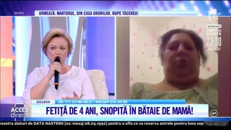 A îngrozit o ţară întreagă! O mamă s-a filmat în timp ce îşi bătea fetiţa cu bestialitate!