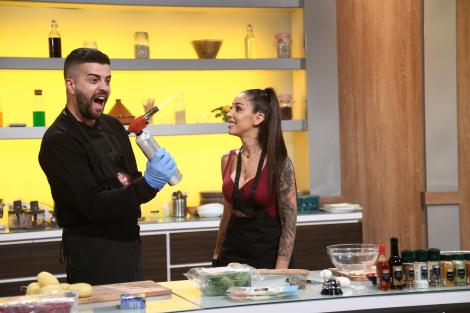 Speak și Ștefania, la Chefi la cuțite. Chef Sorin Bontea: "Ce e cu voi aici?!"
