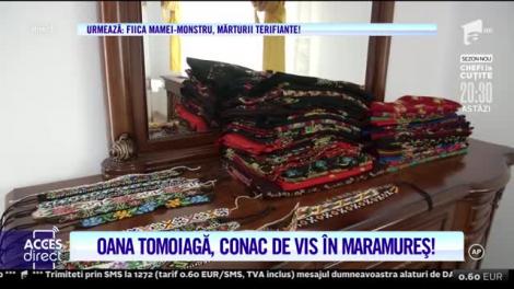 Oana Tomoiagă, perla Maramureşului, ne-a primit în conacul ei de vis! Îndrăgita artistă a dezvăluit un secret bine păstrat