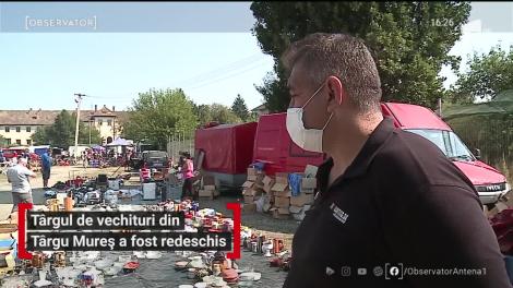 Târgul de vechituri din Târgul Mureș a fost redeschis