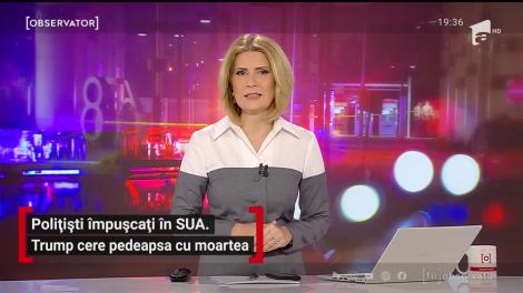 Polițiști împușcaț în SUA. Trump cere pedeapsa cu moartea