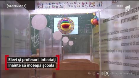 Elevi și profesori, infectați înainte să înceapă școala