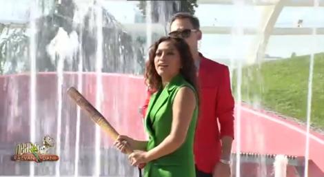 Fetele de la Neatza se transformă în bodyguarzi! Bella Santiago a încercat să lovească tot!