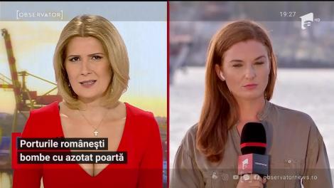 12 mii de tone de azotat de amoniu depozitate necorespunzător în portul Constanţa