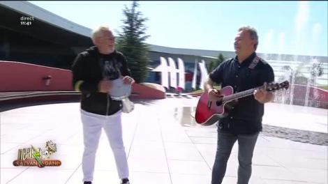 Stelu Enache și Ovidiu Lipan Țăndărică cântă melodia Aurică, la Neatza cu Răzvan și Dani
