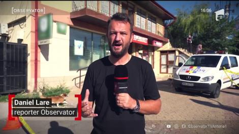 Bancomat aruncat în aer, într-un sat din Galați