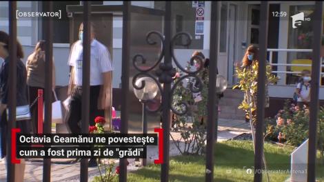 Octavia Geamănu, despre prima zi de „grădi” a fiului ei