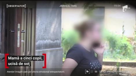 Mamă a cinci copii, ucisă de soț