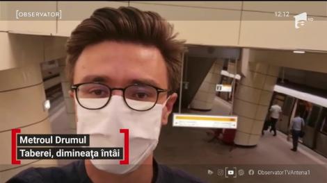 Metroul din Drumul Taberei, dimineața întâi