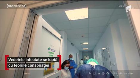 Vedetele infectate se luptă cu teoriile conspirației