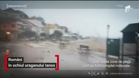 Uragan într-un paradis turistic căutat de români. Mai multe insule greceşti sunt devastate de un ciclon