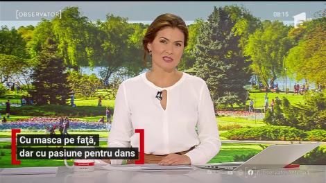 Cu masca pe față, dar cu pasiune pentru dans