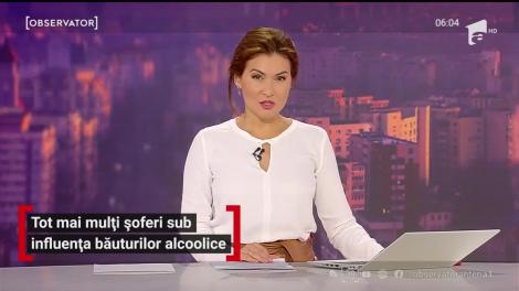 Tot mai mulți șoferi sub influența băuturilor alcoolice