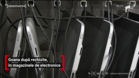 Goana după rechizite, în magazinele electronice