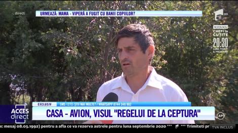Viral. Arthur de la Ceptura nu are geamuri la casă, dar are panouri solare! Marele lui vis, o casă în formă de avion