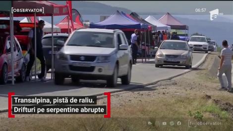 Transalpina, pistă de raliu. Drifturi pe serpentine abrupte