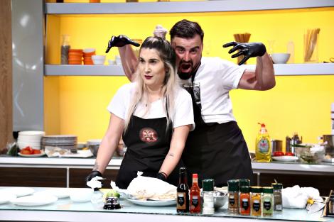 Adda și Cătălin Rizea fac echipă și în bucătăria "Chefi la cuțite": "Vrem cuțitul de aur!"