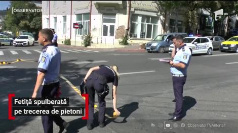 Fetiţă spulberată pe trecerea de pietoni, în Piatra Neamţ