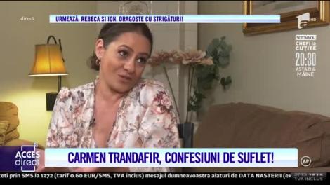 Carmen Trandafir, interviu plin de emoţie: Mama ne-a crescut singură, dar strict