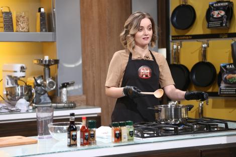 Cristiana Dumitru, cadou neașteptat pentru Florin Dumitrescu, la „Chefi la cuțite”! Ce i-a oferit concurenta