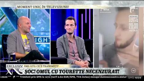 Moment unic în televiziune! Concurentul de la iUmor cu sindromul Tourette, în platoul lui Dan Capatos: De la șase ani am această problemă!