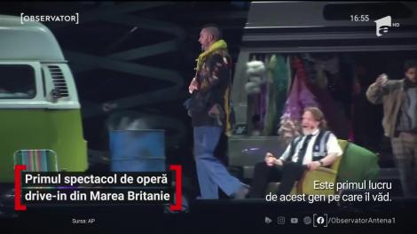 Primul spectacol de operă drive-in din Marea Britanie