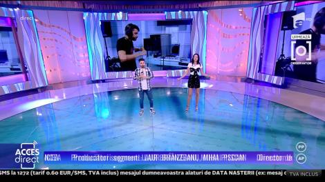 Luis Gabriel cântă melodia Toate diamantele, la Acces Direct