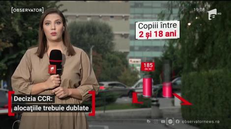 Dublarea alocaţiilor ajunge din nou pe masa preşedintelui Klaus Iohannis