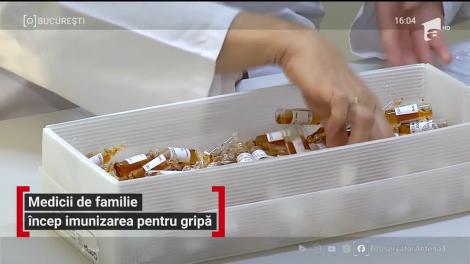 Medicii de familie încep imunizarea pentru gripă
