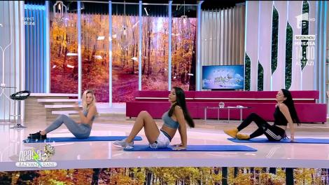 Antrenament pentru abdomen, cu Diana Stejereanu