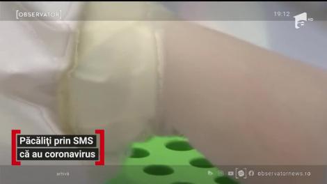 Păcăliți prin SMS că au coronavirus