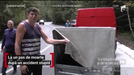 Bărbat din Neamţ, la un pas de moarte după un accident stupid
