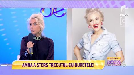 Amna a șters trecutul cu buretele! Artista a început o nouă viață